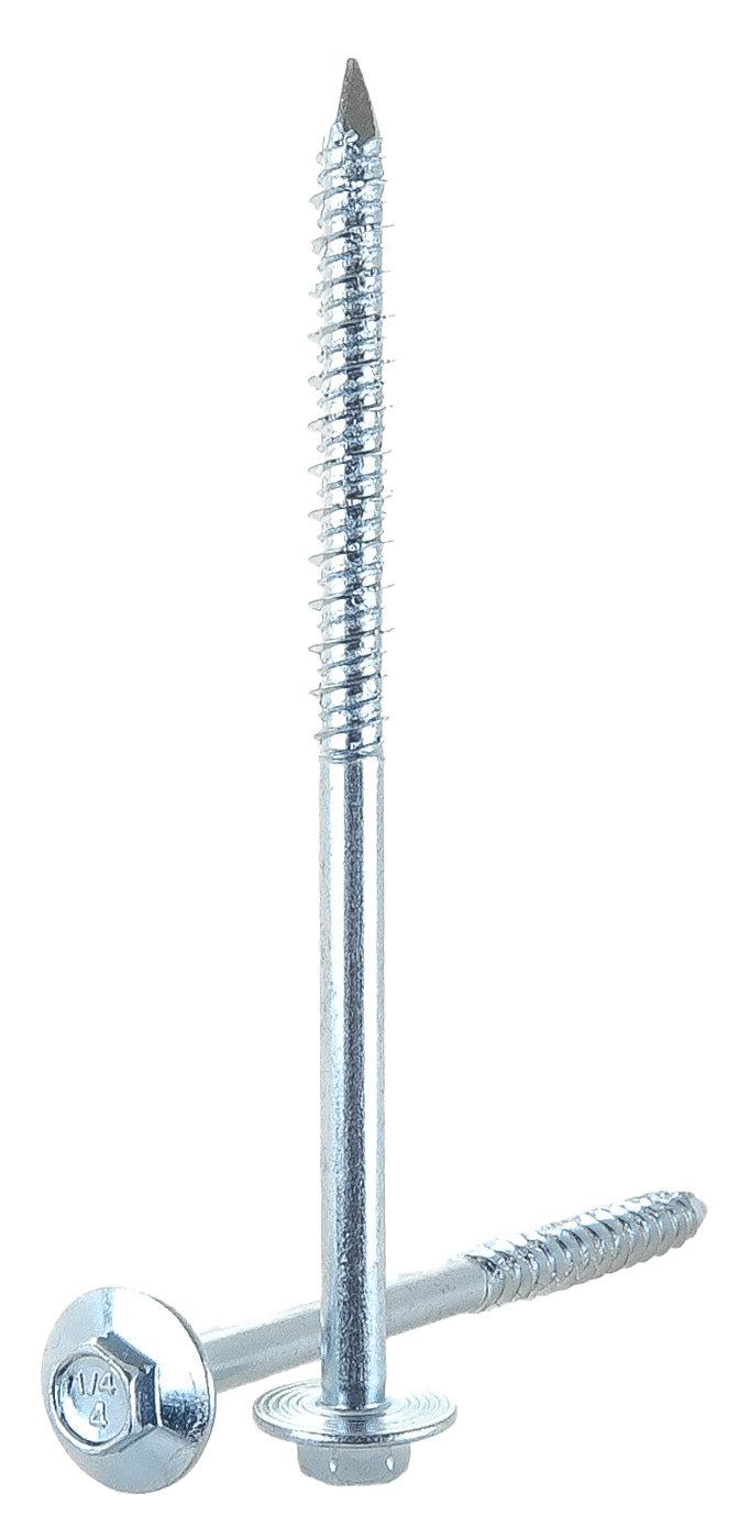 1/4 X 4 (5/16 Head) - (CB) - Coated