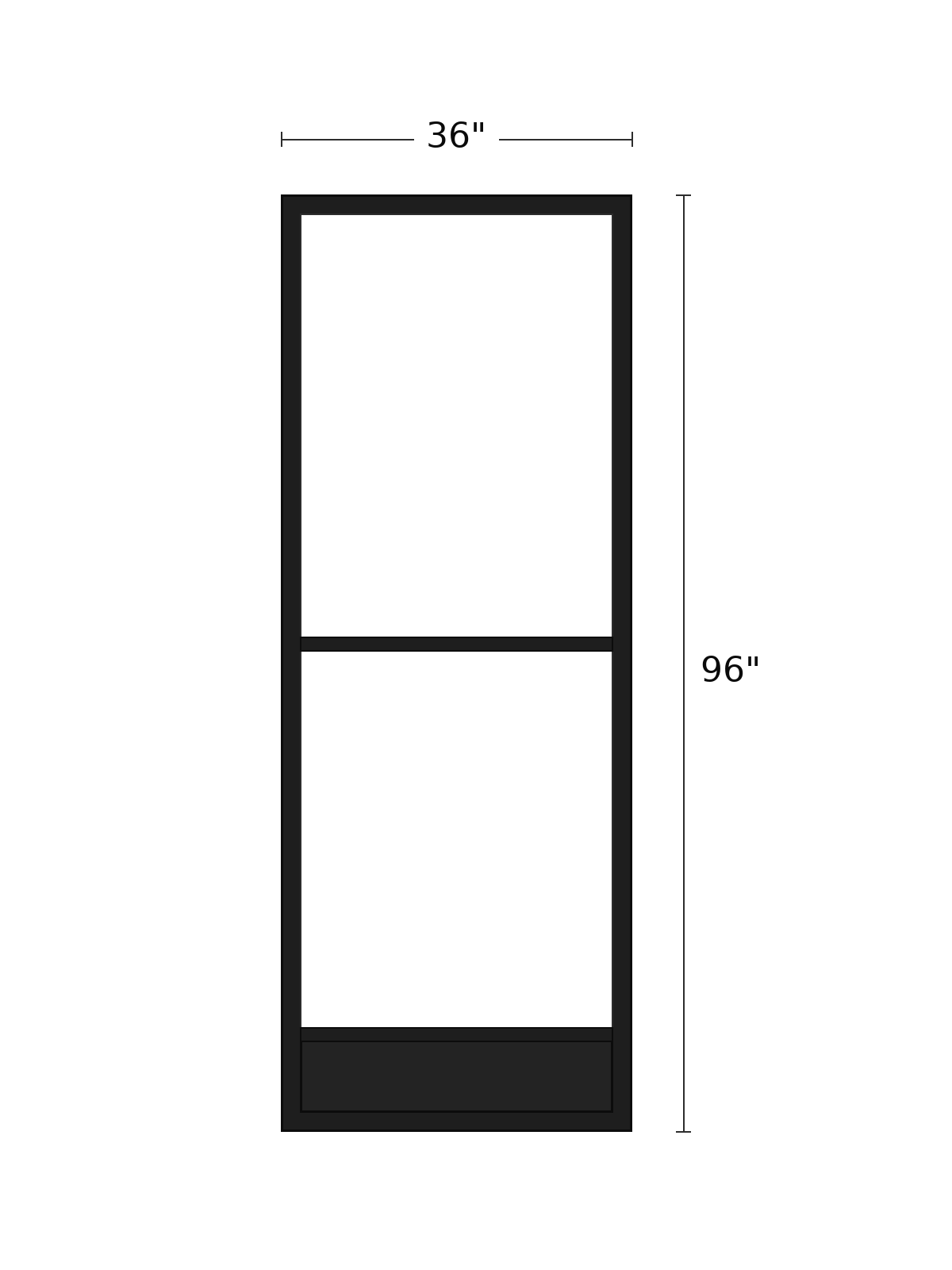 Door Blank 8" 36 X 96