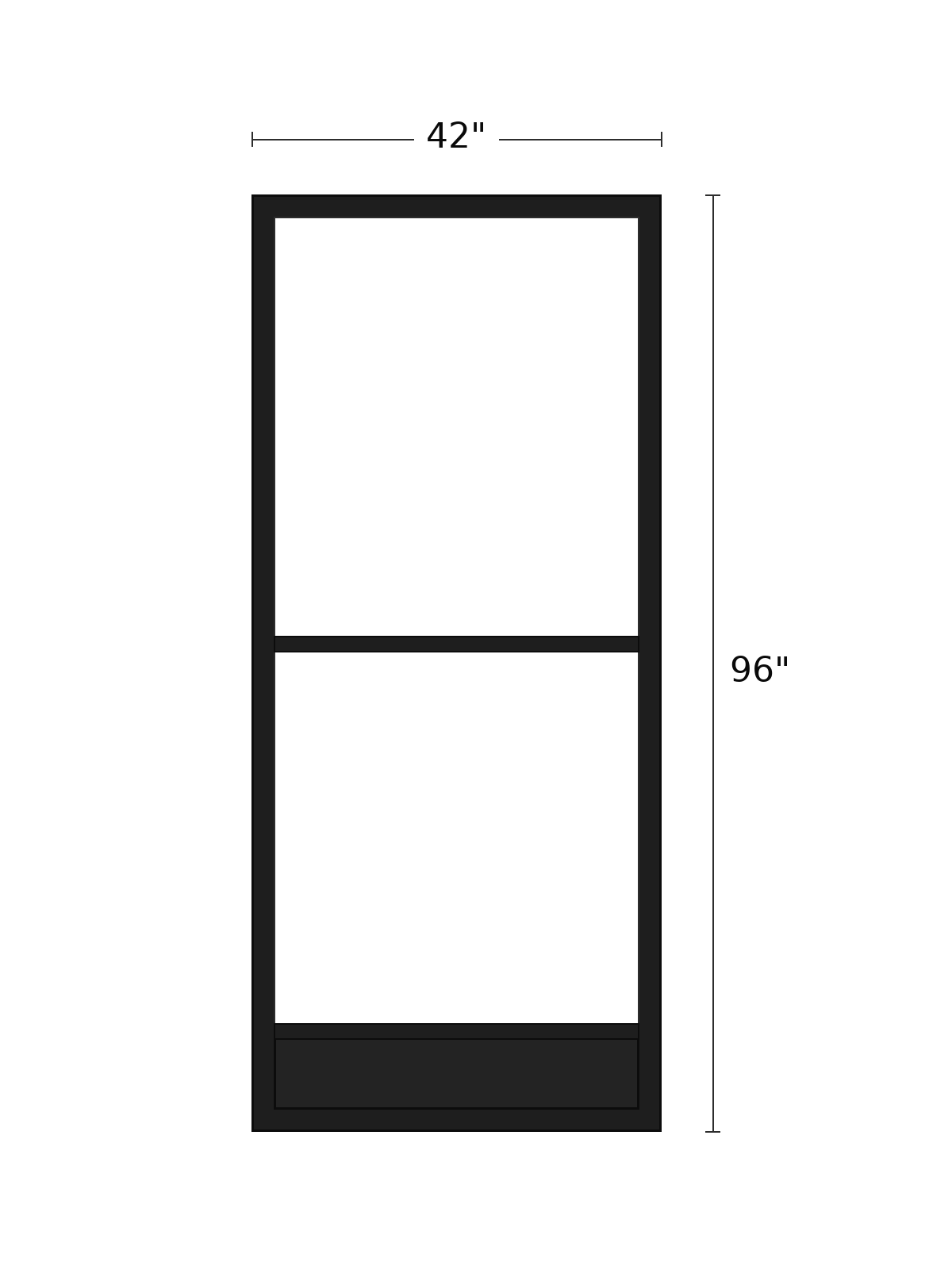 Door Blank 8" 42 X 96